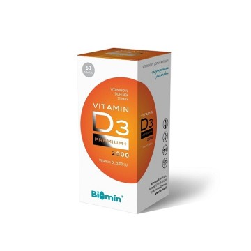 Biomin Vitamin D3 PREMIUM+ 2000 I.U. —60 tobolek