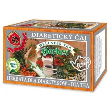 Herbex Diabetický čaj—20x 3 g