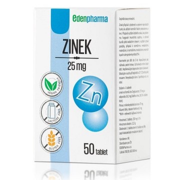 Edenpharma Zinek 25mg—50 tablet