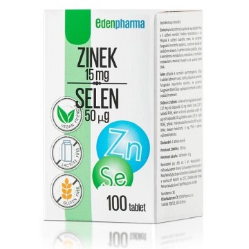 Edenpharma Zinek Selen—100 tablet