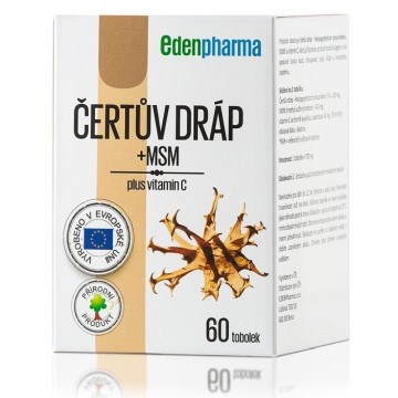 Edenpharma Čertův dráp + MSM—60 tobolek