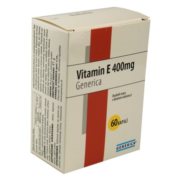 Generica Vitaminn E 400mg—60 kapslí