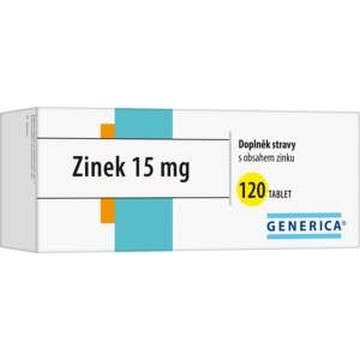 Zinek 15 mg Generica—120 tablet