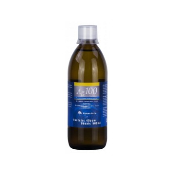 Koloidní stříbro Ag100 40ppm—500 ml