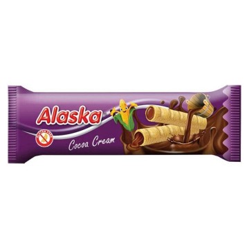 Kukuřičné trubičky Alaska Kakaové—18 g