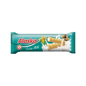 Kukuřičné trubičky Alaska Mléčný krém—18 g