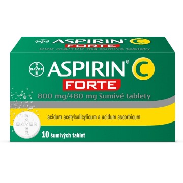 Aspirin C Forte 800mg/480mg—10 šumivých tablet