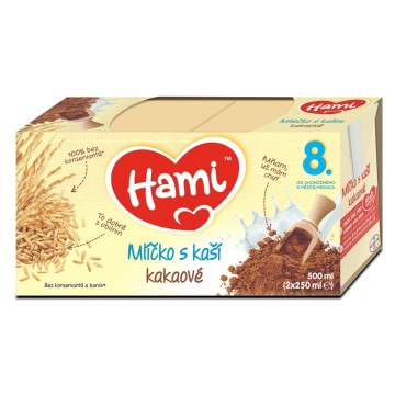 Hami Mlíčko s kaší kakao—2x250 ml