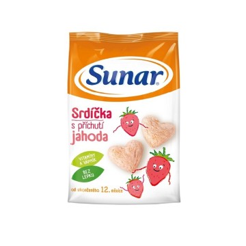 Sunar Jahodová srdíčka—50g