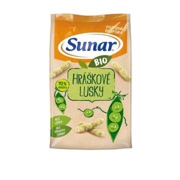 Sunar BIO křupky Hráškové lusky—45 g