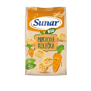 Sunar BIO křupky Mrkvová kolečka—45 g 