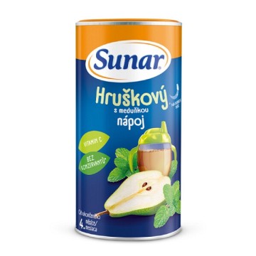 Sunar rozpustný nápoj hruškový s meduňkou— 200g