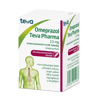 Omeprazol Teva Pharma 10mg—28 tobolek