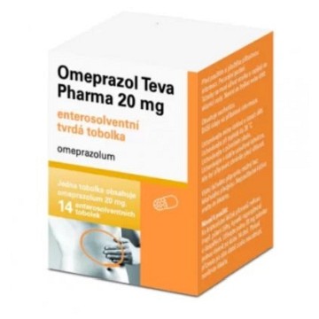 Omeprazol Teva 20mg—14 tvrdých tobolek