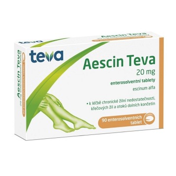 Aescin Teva 20mg—90 tablet