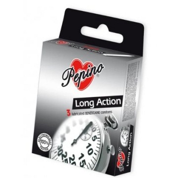 Prezervativ - kondom Pepino Long Action—3 ks