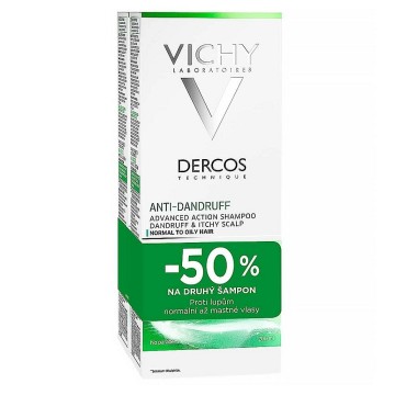 Vichy Dercos šampon na lupy pro mastné vlasy —2x 200 ml