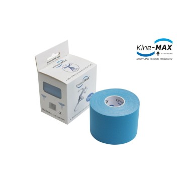 KineMAX 4Way kinesiology tape modrá—5cmx5m