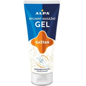 Alpa Bylinný masážní gel Kaštan—100 ml