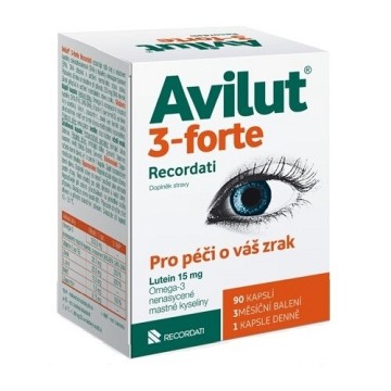 Avilut 3-forte Recordati—90 kapslí