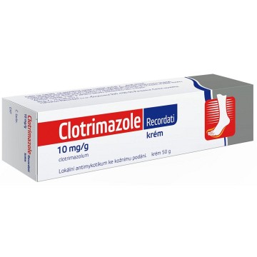 Clotrimazol HBF 10mg/ml Kožní krém—50 g