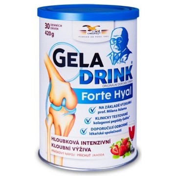 Geladrink FORTE HYAL jahoda—práškový nápoj 420 g