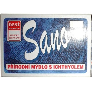 Merco Sano mýdlo s ichtyolem 8%—100g