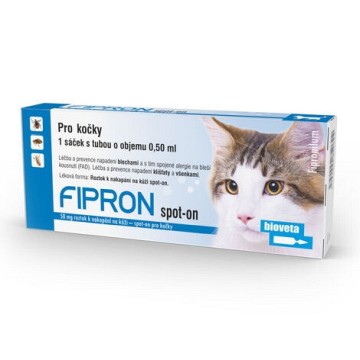 FIPRON k nakapání na kůži-spot-on pro kočky—50 mg