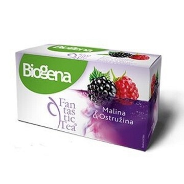 Čaj Biogena Fantastic Malina & Ostružina—20x2,2 g