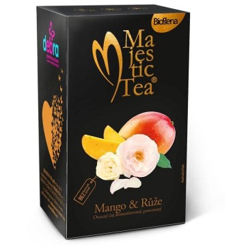 Čaj Biogena Majestic Tea Mango & Růže—20x2,5g