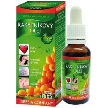 Terezia Rakytníkový olej 100% kapky BIO—30 ml