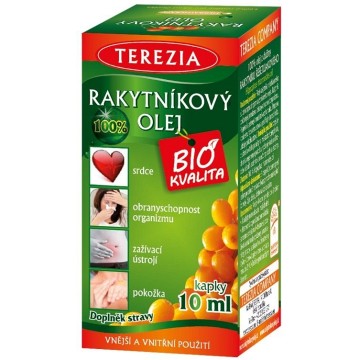 Terezia Rakytníkový olej 100% kapky BIO—10 ml