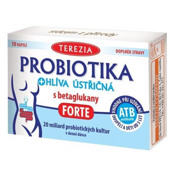 Terezia Probiotika+Hl.ústř.s betagluk.FORTE—10 tobolek