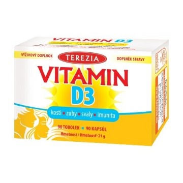 Terezia Vitamín D3 1000 IU—90 tobolek