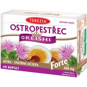 Terezia Ostropestřec+Reishi Forte—60 kapslí