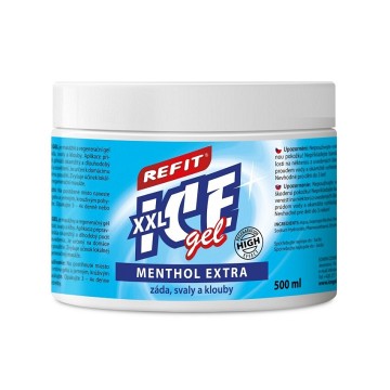 Refit Ice gel s mentholem 2.5% Modrý—500 ml