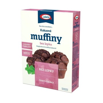 Labeta Muffiny kakaové bez lepku—300 g