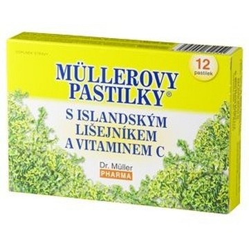 Müllerovy pastilky s islandským lišejníkem—12 ks