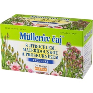 Müllerův čaj s jitrocelem (průdušky)—20x1,5g