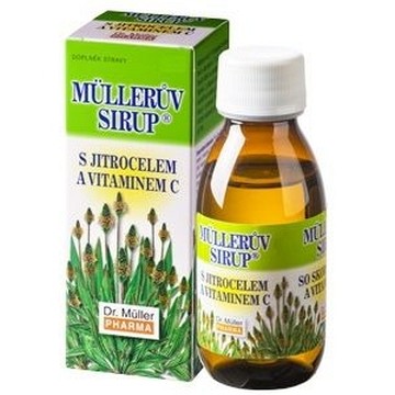 Müllerův sirup s jitrocelem a vitaminem C—320 g