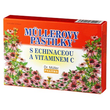 Müllerovy pastilky s echinaceou—24 ks