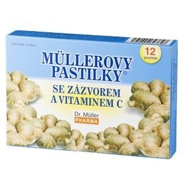 Müllerovy pastilky se zázvorem—12 ks