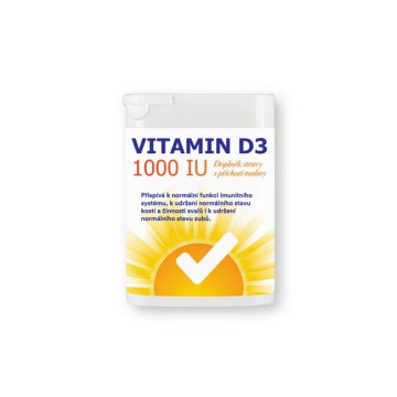 Vitamin D3 1000 I.U.—60 tabllet