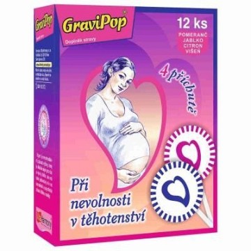 VitaHarmony GraviPop při nevolnosti v těhotenství—12 lízátek