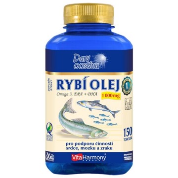 VitaHarmony rybí olej Omega 3—150x1000mg