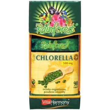 VitaHarmony Chlorella 100%organická—90x500mg