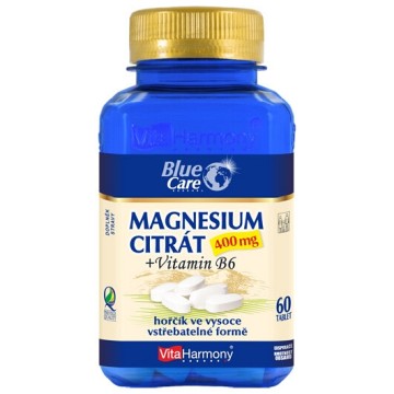 VitaHarmony Magnesium citrát 400mg+vit. B6—60 tablet