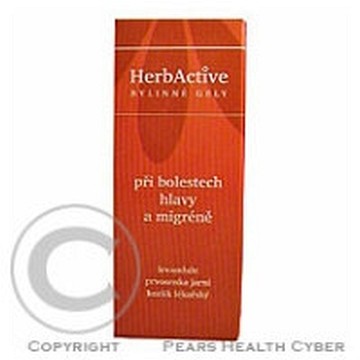 HerbActiv gel-bolest hlavy+migréna—20 ml