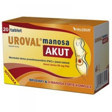 Walmark Uroval Manosa Akut—20 tablet