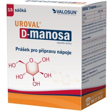 Uroval D-manosa—15 sáčků